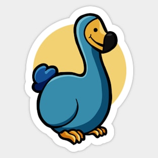 Cute dodo, bird Sticker